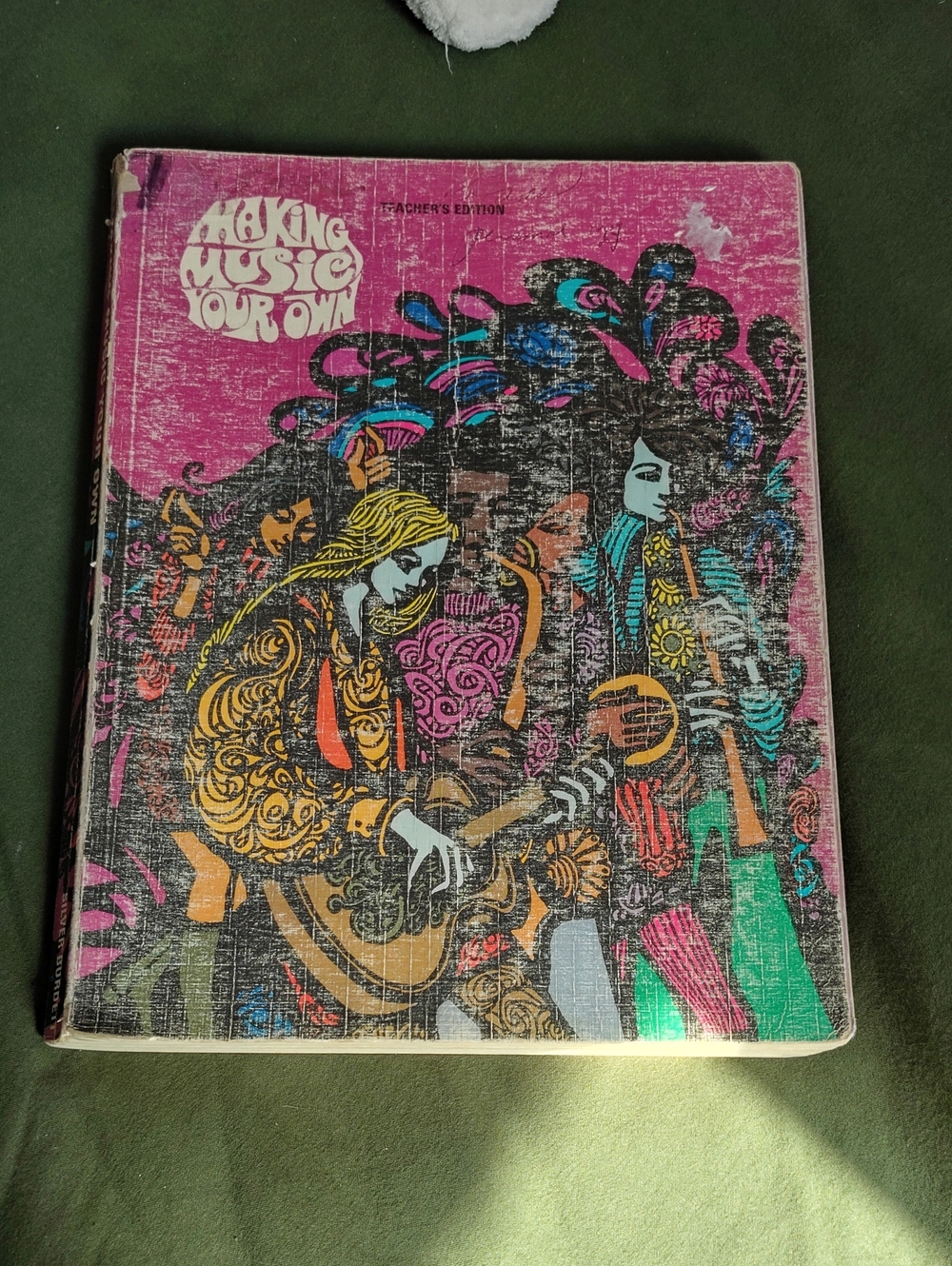 1971 Psychedelic Making Music Book Teachers Edition